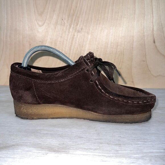 Clarks Originals Wallabee Brown Suede Crepe Sole 78984 Women's 6M - Picture 6 of 10